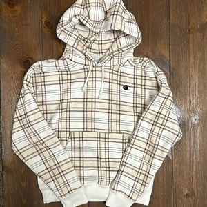 Champion UO Exclusive Plaid Reverse Weave Hoodie Women’s M